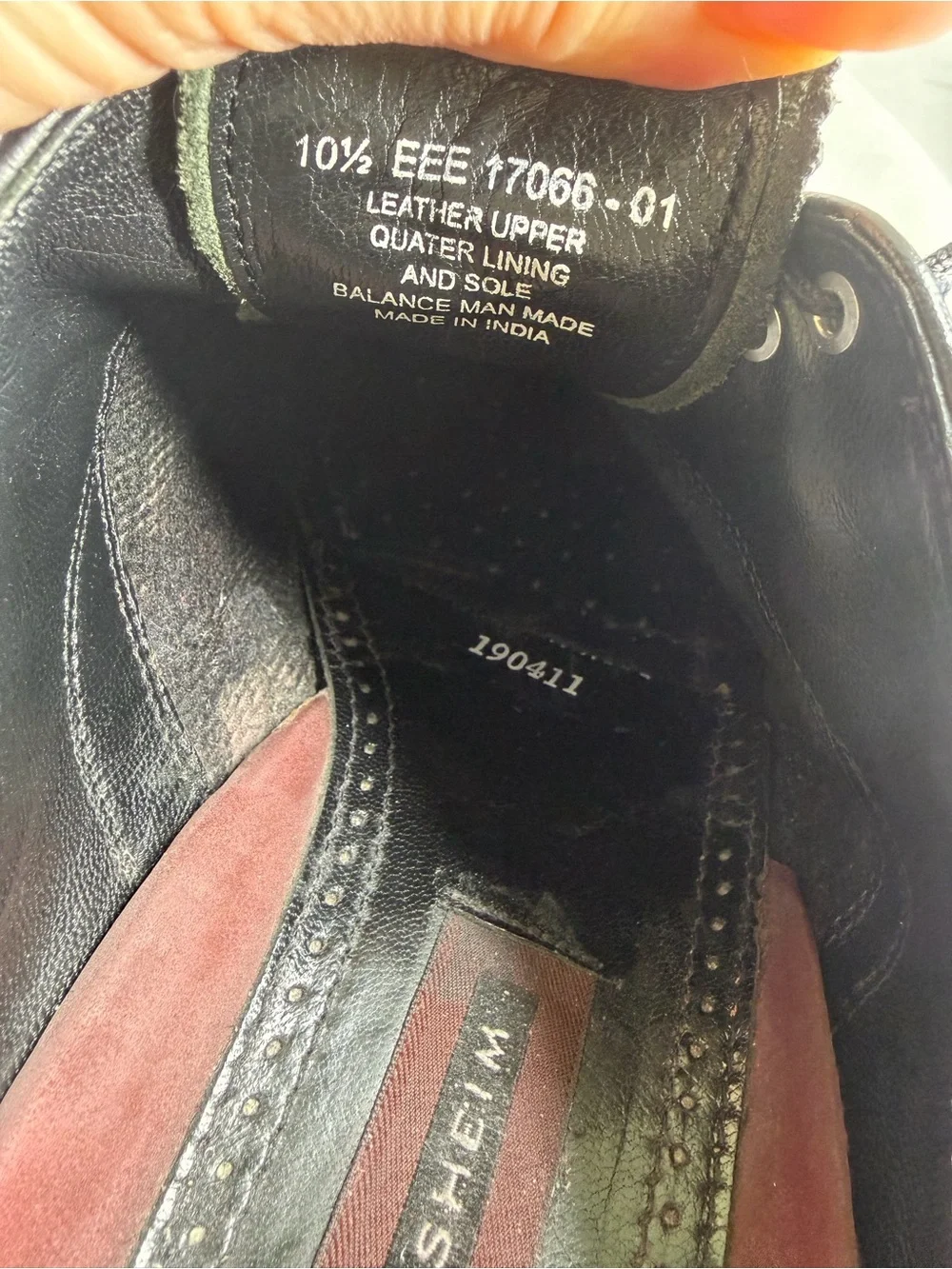 Florsheim polished leather